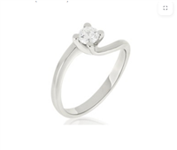 Anillo Gemoro Mujer Solitari in Oro blanco Diamante SS442BIA16